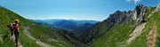 19 Panoramica sulla Valle del Riso, qui sentiero franato per slavine